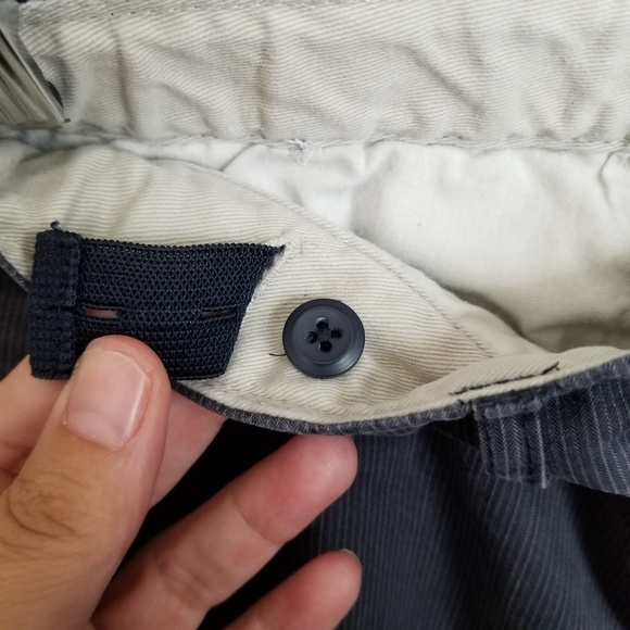 Gap Kids Grey Pinstripe Khakis Size 8 - Picture 4 of 8